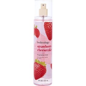 BODYCOLOGY STRAWBERRY CHEESECAKE by Bodycology FRAGRANCE MIST 8 OZ