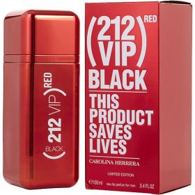 212 VIP BLACK by Carolina Herrera EAU DE PARFUM SPRAY 3.4 OZ (RED EDITION)