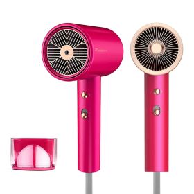 Water Ionic Hair Dryer, 1800W Blow Dryer with Magnetic Nozzle, 2 Speed and 3 Heat Settings, Powerful Low Noise Fast Drying Travel Hair Dryer for