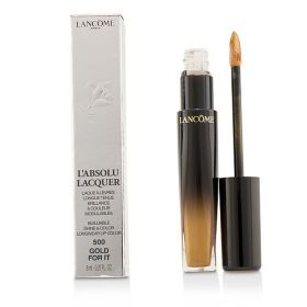 LANCOME by Lancome L'Absolu Lacquer Buildable Shine & Color Longwear Lip Color - # 500 Gold For It --8ml/0.27oz