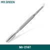 MR.GREEN Cuticle Pusher Double Ended Nail Polish Remover Manicure Pusher Tool Nail Dirt Cleaner Stainless Steel Dead Skin Pusher