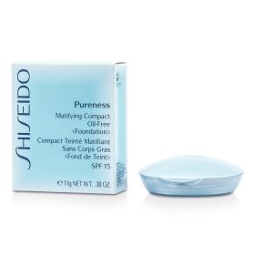 SHISEIDO - Pureness Matifying Compact Oil Free Foundation SPF15 (Case + Refill) - # 20 Light Beige 167148 11g/0.38oz