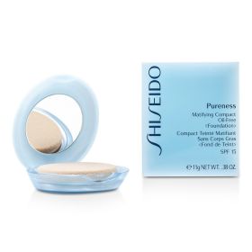 SHISEIDO - Pureness Matifying Compact Oil Free Foundation SPF15 (Case + Refill) - # 40 Natural Beige 167162 11g/0.38oz